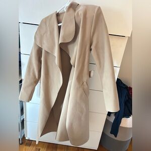 Boohoo Classic Tan Coat
